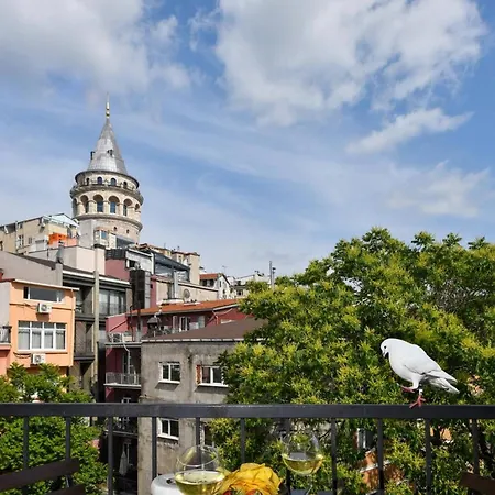 Galata Tower At Your Fingertips Private Balconies 롯지 이스탄불