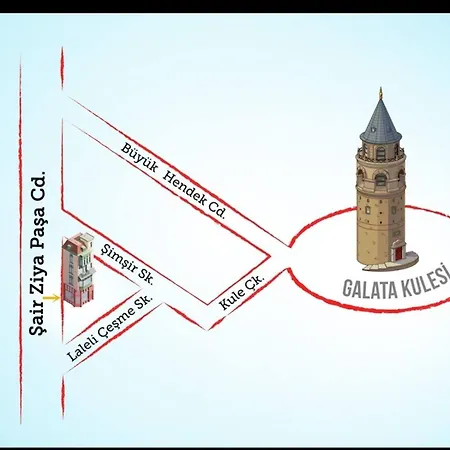 Galata Tower At Your Fingertips Private Balconies 이스탄불